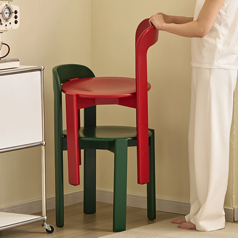 Pembe Tasarımcı Yemek Sandalyesi Modern Ev Ara sıra Kullanılan İskandinav Yemek Sandalyesi Rahat Ergonomik Bar Sillas De Espera Dış Mekan Mobilyaları