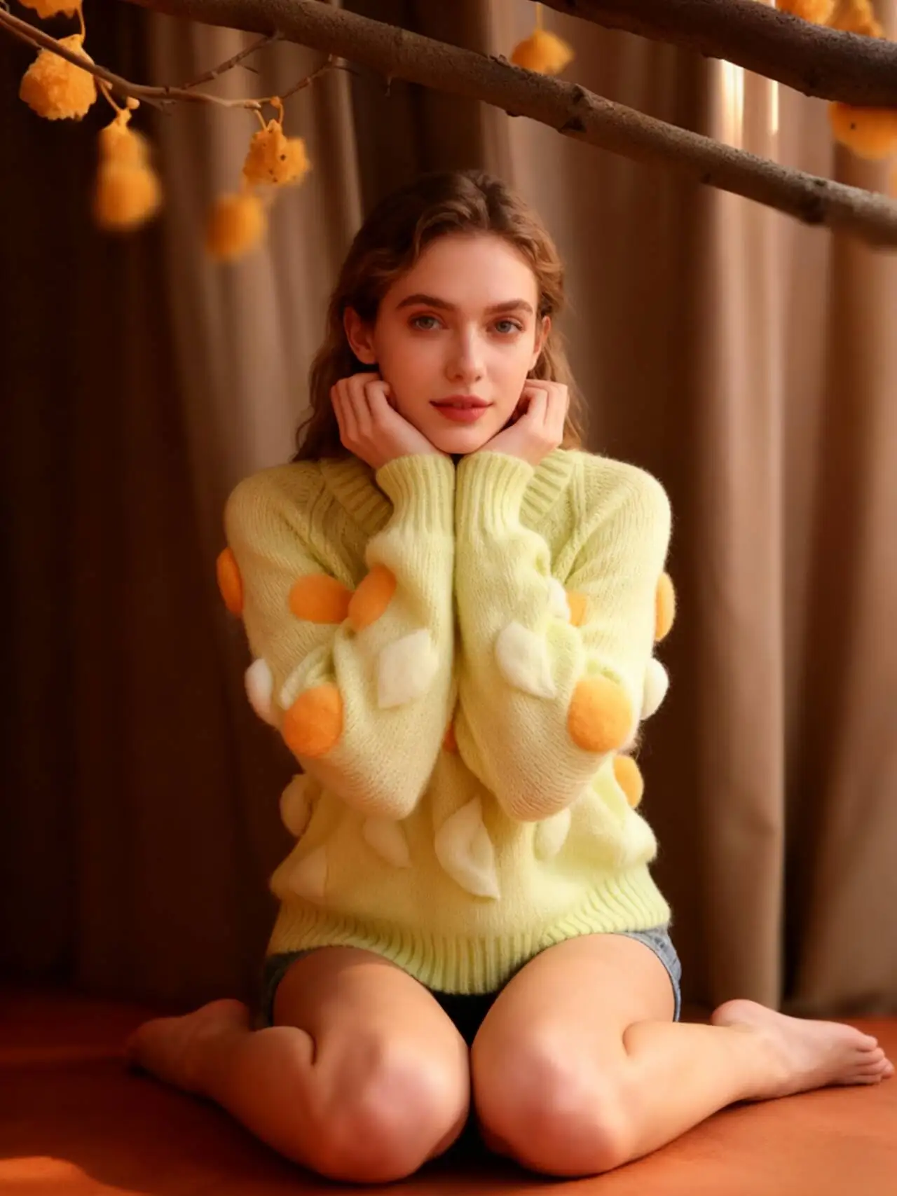 

Свитера Джемперы Пуловеры Женская зимняя одежда для женщин Матовый бисер на пуговицах Обычные кофейные кисточки Ленивый выходный зал