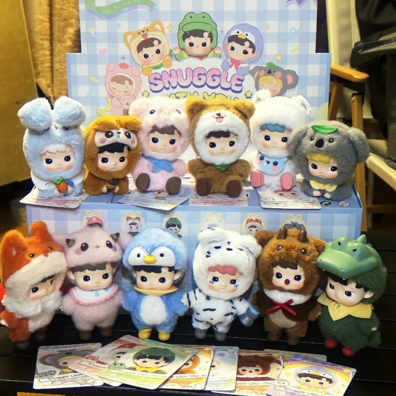 

New Genuine Hacipupu Animal Snuggle With You Series Blind Box Vinyl Dolls Kawaii Hacipupu Mystery Box Collection Birthday Gift