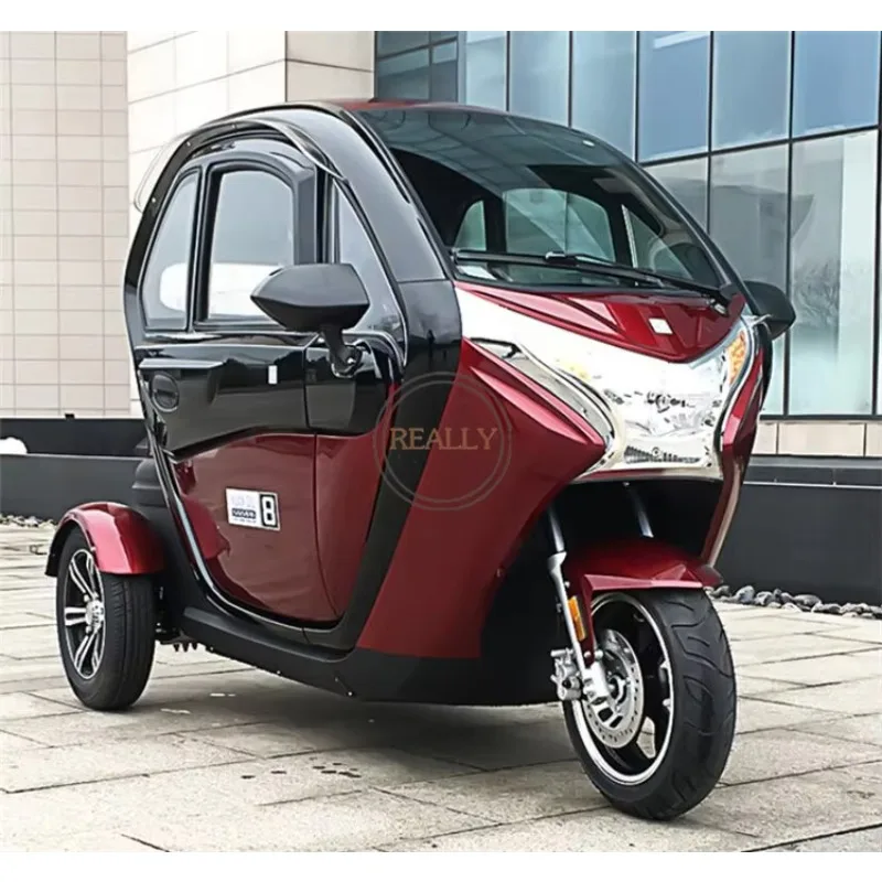 Electric Trike Scooter Car for Adults Rickshaw Tricycle Colorful 3 Wheel Ordinary Product with High Quality Closed Bike