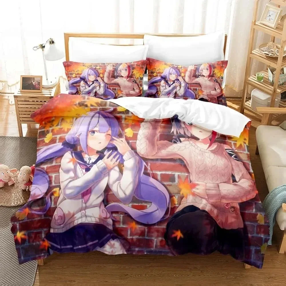 

Anime Azur Lane Bedding Set Single Twin Full Queen King Size Bed Set Adult Kid Bedroom Duvet Cover Sets