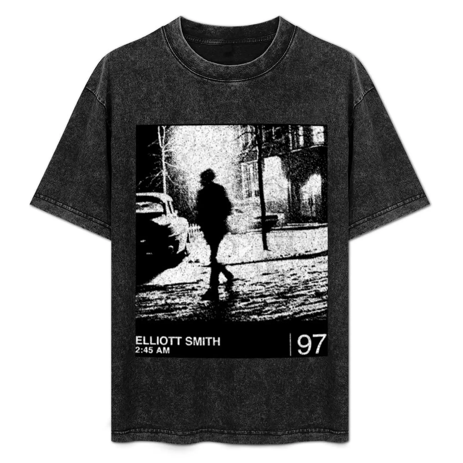 Elliott SmithElliott Smith 45am Minimalist T-Shirt Plus Size Workout Short Sleeve Top