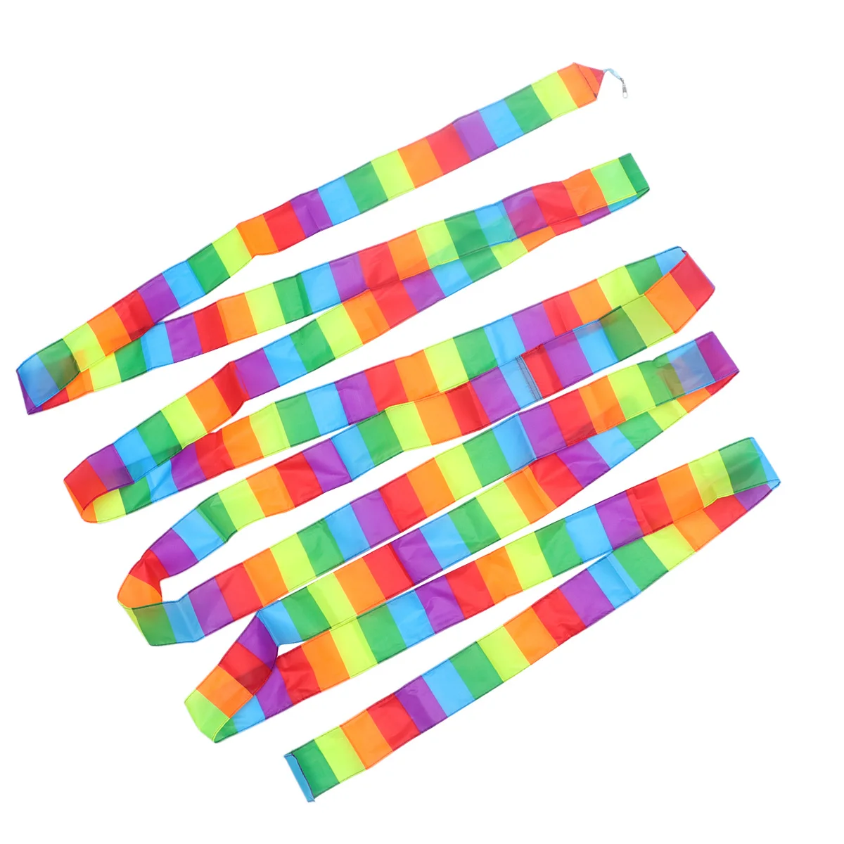 Accessorio per aquilone resistente con coda arcobaleno da 15 m per il vento all'aperto che volano il miglioramento del movimento colorato adatto per grandi aquiloni