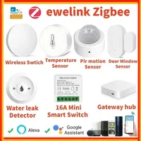 Ewelink Zigbee Hub Zigbee Water Leak Sensor Zigbee Scene Button Motion Detector Door Sensor Ewelink Temperature Sensor