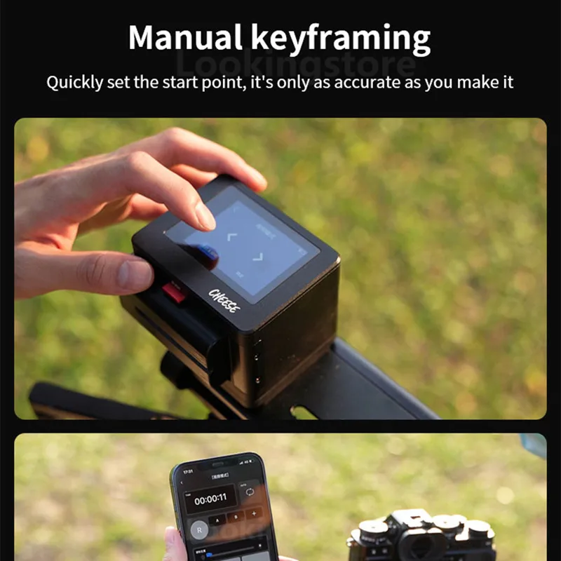 YC cebula czekoladowe Pro Slider do aparatu 40cm 52cm 70cm zmotoryzowany/ręczny szyna torowa suwak kontrola aplikacji do aparatu DSLR Gimbal