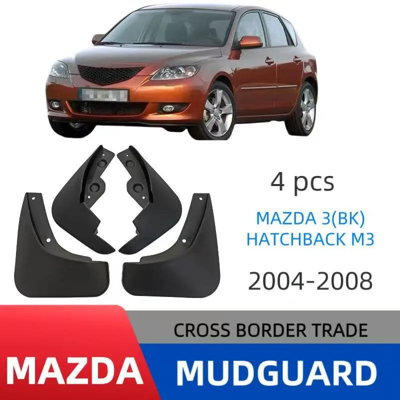 

Брызговики для Mazda 3 2004-2005 годов, брызговики, переднее и заднее крыло, брызговики, брызговики, автомобильные аксессуары