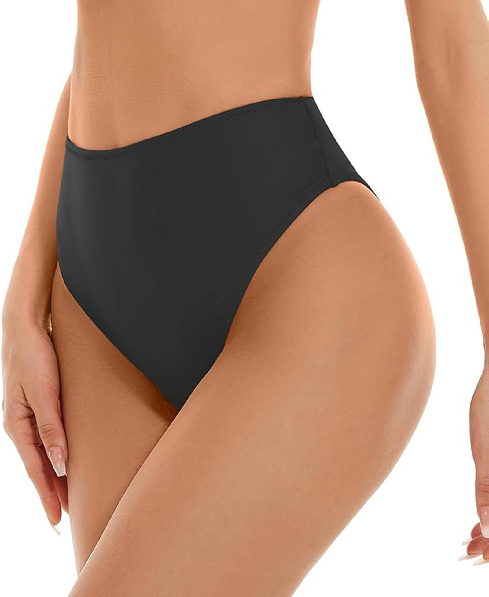 

2025 Women High Waist Bikini Bottoms Swim Briefs Summer Beach Shorts High Cut Swimming Bottom Swimsuit Swimwear Bikini Trunks