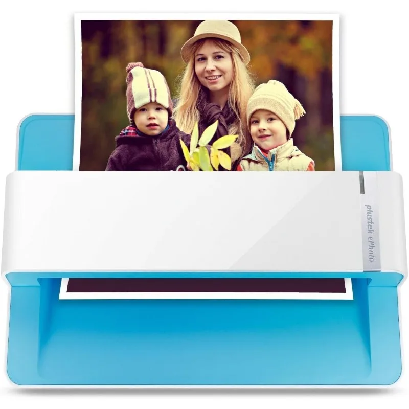 Photo Scanner ePhoto Z300, Scans 4x6 inch Photos in 2 Seconds, Auto crop and deskew with CCD Sensor, Supports Mac and PC