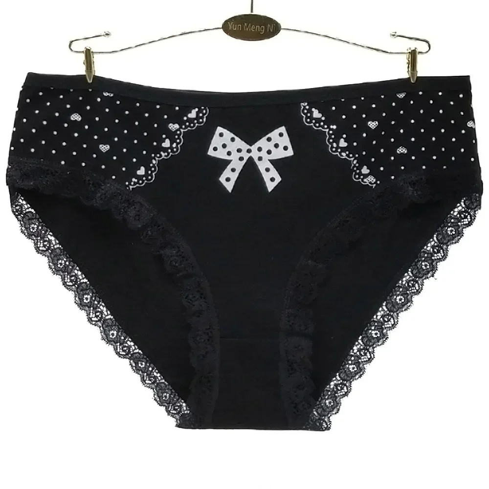 Bavlněné kalhotky Plus Size Spodní prádlo Dámské kalhotky s vysokým pasem Dámské spodní prádlo Dámská dívka Intimní 4XL 3XL 2XL 6 kusů/sada - náhled 2