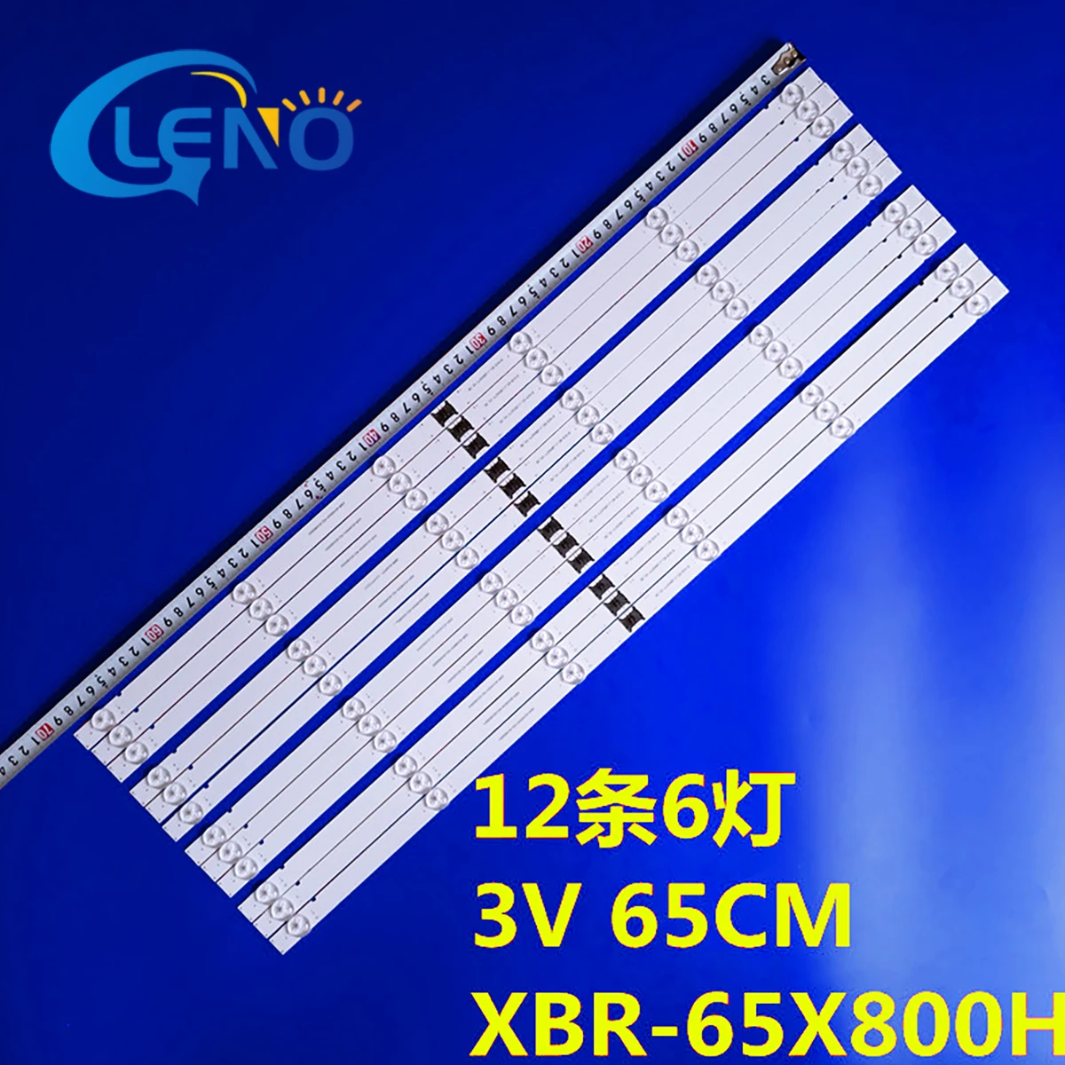 

12PCS LED Backlight Strip For SONY XBR-65X800H XBR-65X81CH XBR-65X80CH KD-65X8000H KD-65X85J LB6507Y V0 LB6508M V0 00