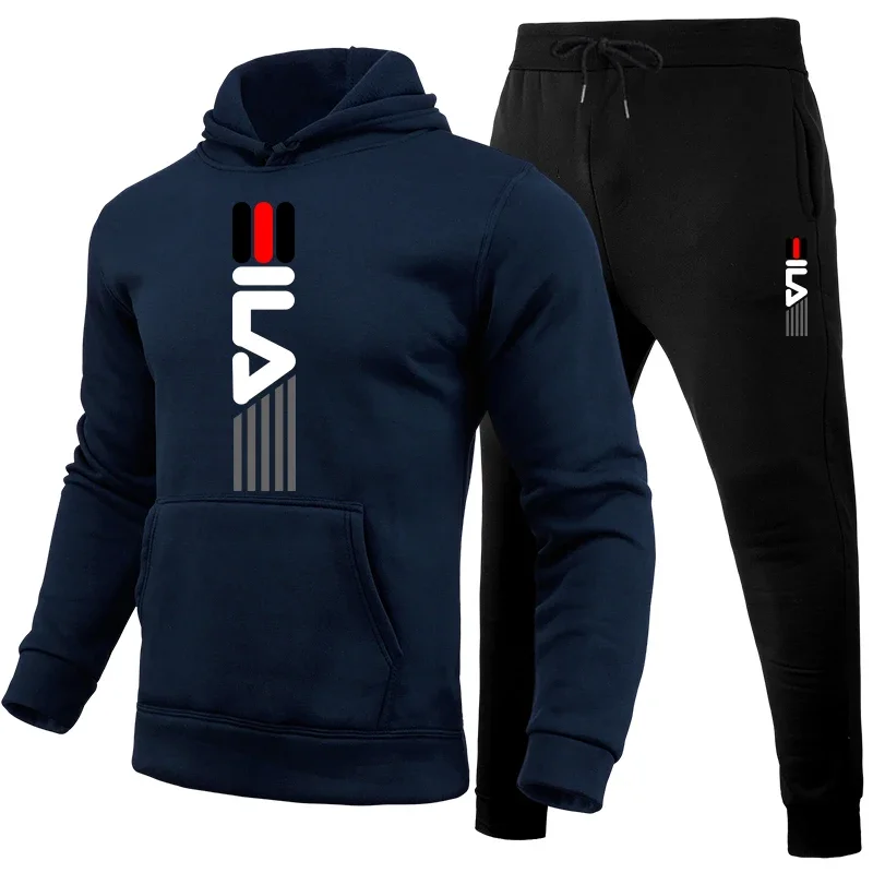 

The new fashion men's hoodies with zippers, pullovers, casual pants and fitness jogging styles for the autumn of 2025