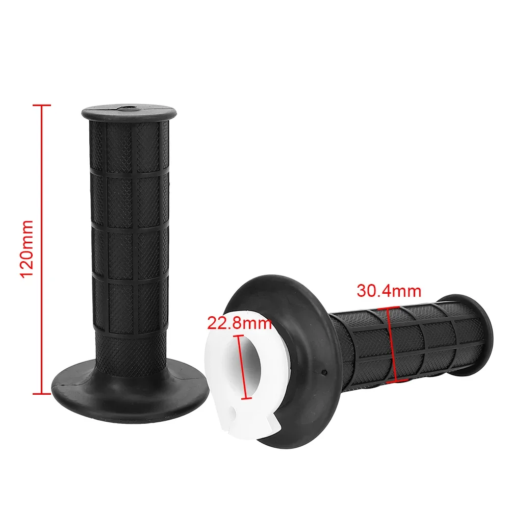 7/8" 22mm Motorcycle Grips Throttle Accelerator Universal Handle Grips and Cable Set Handle Bar Motorbike Accessories image 5