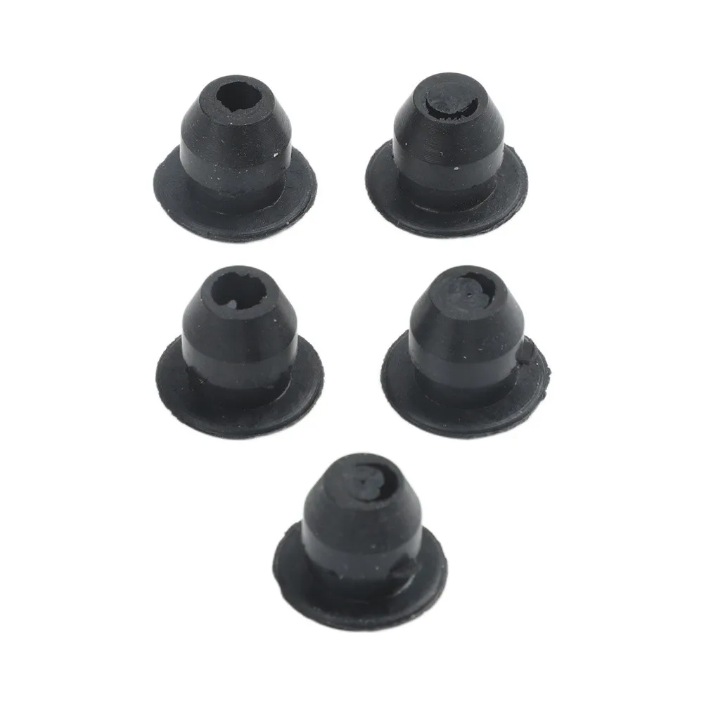 KM85 Fuel System Rubber Sleeve 5pcs Black Return Oil Line Vibration Damping Grommet for FS80 FS85 FS76 FS74 Engines