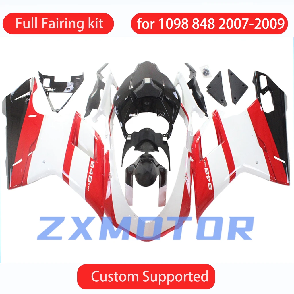 

Hot Style Fairing Kit 848 2007 2008 2009 Motorcycle Accessory Complete Fairings for DUCATI 1098 07 08 09