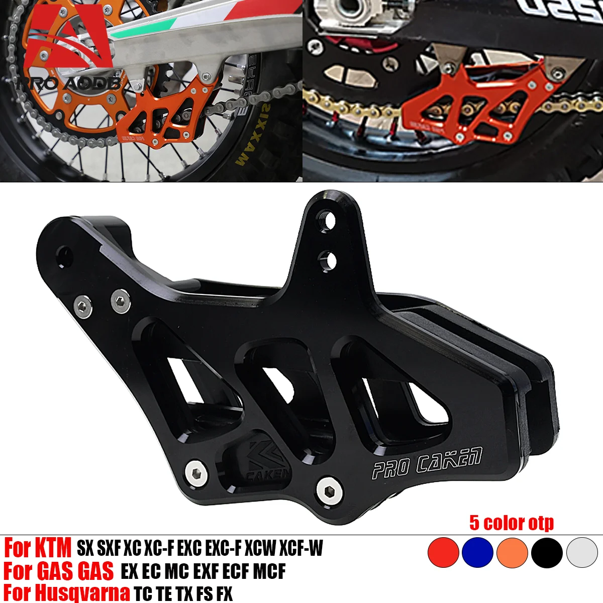 Motocross CNC CHAIN GUARD GUARD สําหรับ KTM SX SXF EXC EXCF XC XCW XCF 85-500 FREERIDE สําหรับ Husqvarna FC FS FX TX TC FE TE 2014-2022