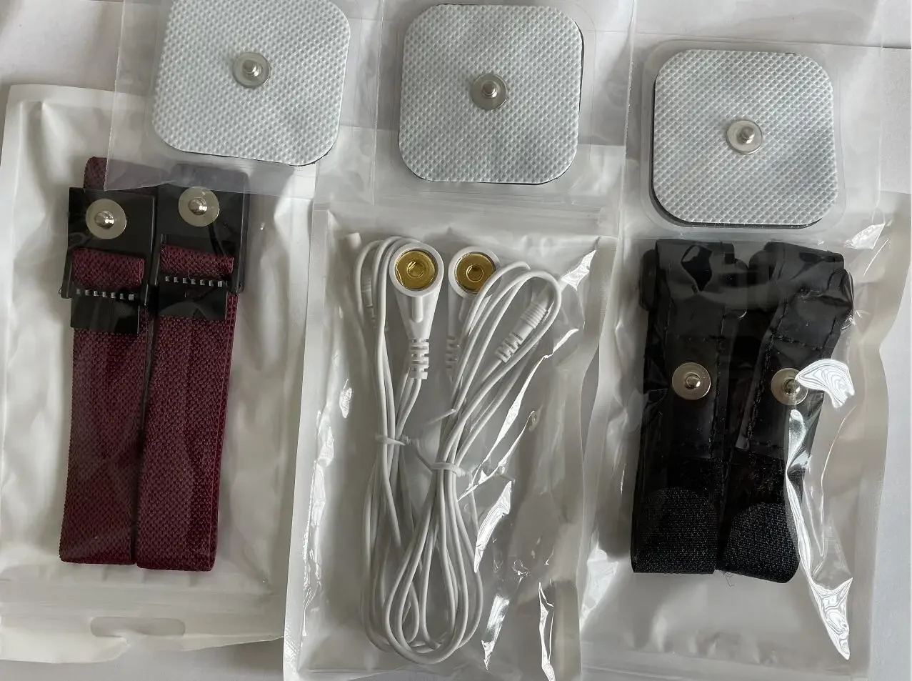 HEALY Frequency Compatible Wrist Bracelets Wrist Strap Cuff + Cables + Electrode pads