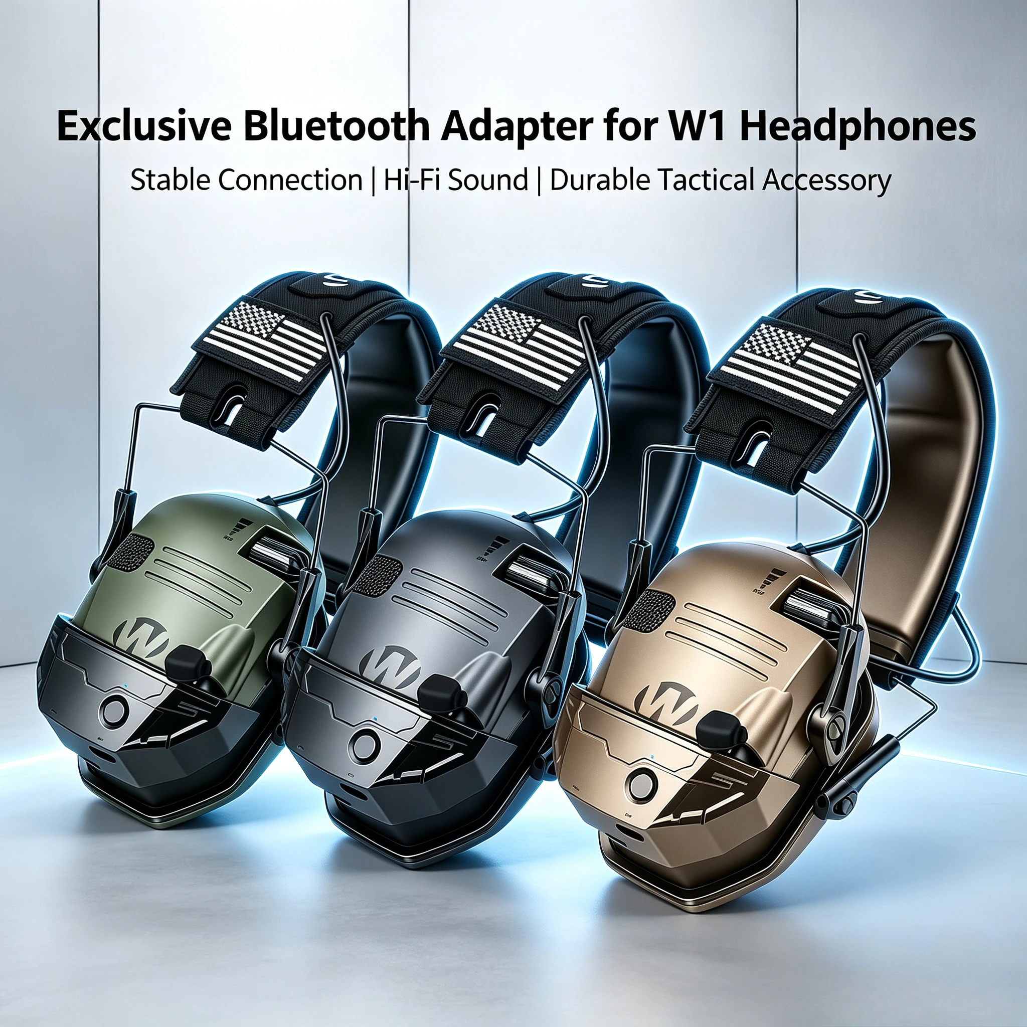 Wireless Bluetooth Professional Noise Reduction Headset with Tactical Active Anti-Noise Shooting Hearing Protector Earmuff
