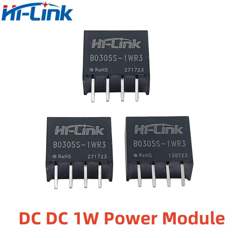 2pcs/lot B0305S-1WR3 DC DC 1W 3V to 5V Power Supply Module Intelligent Smart Home Isolation Switch  Step Down Converter B0305S