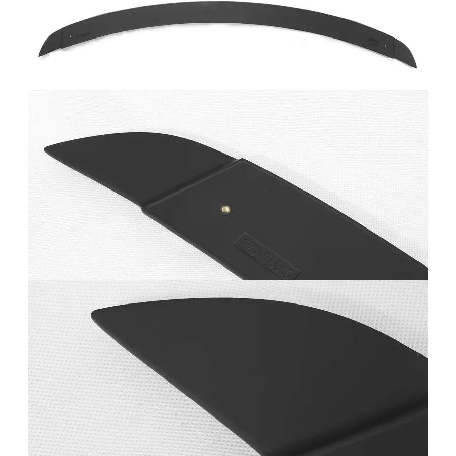 Modifystreet per ala spoiler per bagagliaio posteriore con montaggio a incasso stile Mustang GT500 15-19 - Design aerodinamico ad alte prestazioni per migliorare
