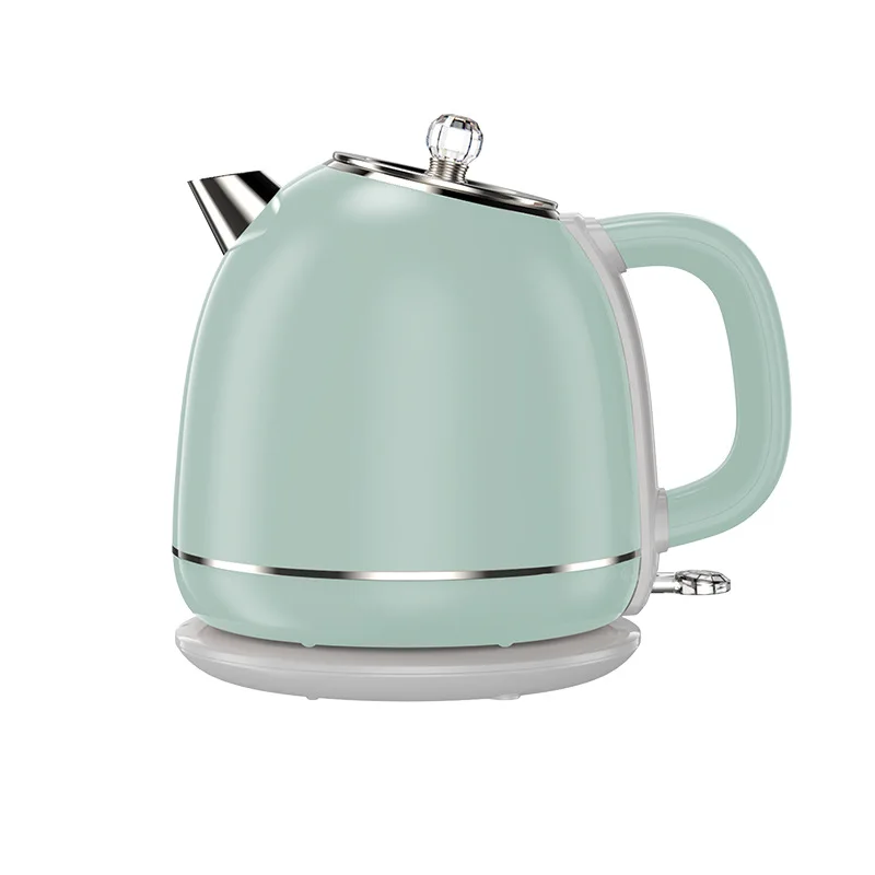 Electric kettle 1PC 1.8L 304 stainless steel liner low noise household hotel office automatic power-off kettle anti-scalding