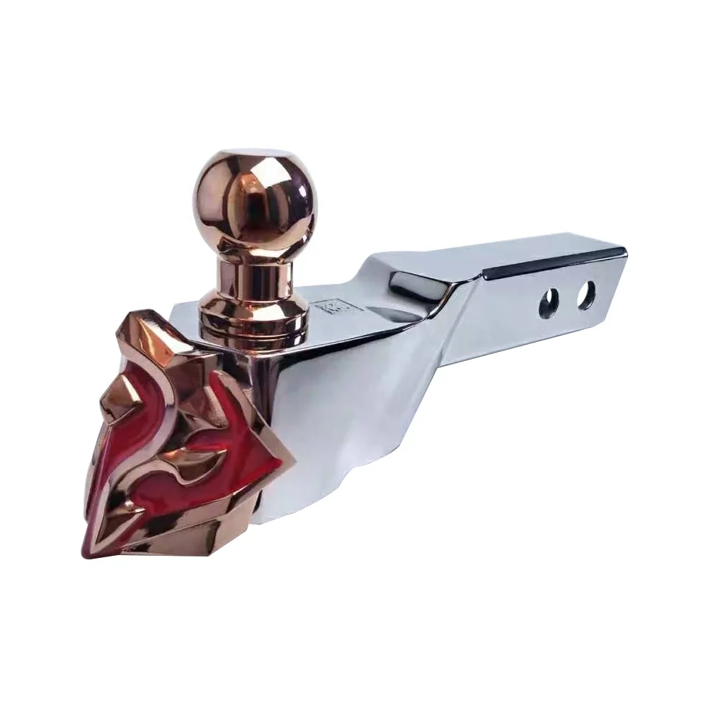 

Красный буксировочный крюк для прицепа, автомобильный буксирный крюк для автомобильных аксессуаров для внедорожников Jeep