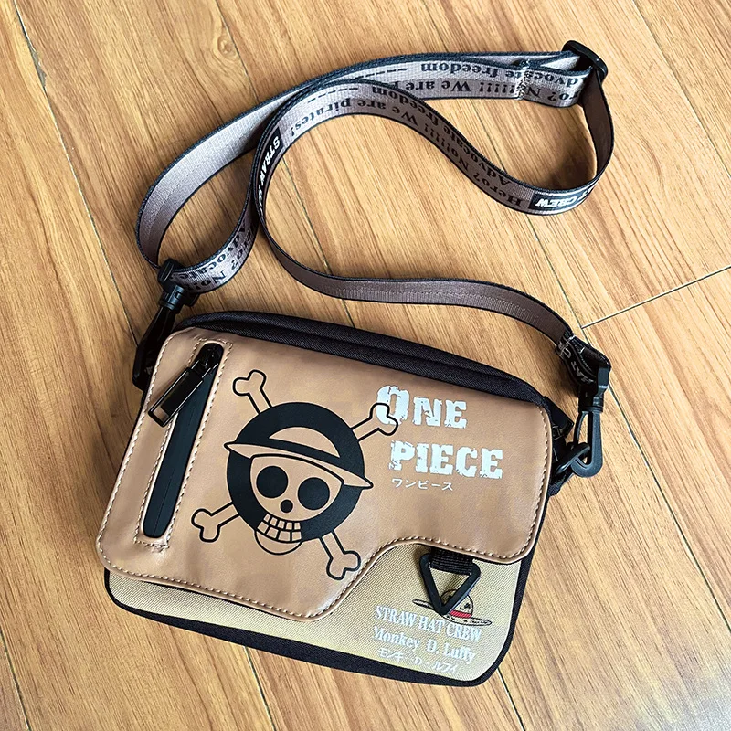 Anime Demon Slayer Male Students Anime One Piece Attack on Titan Naruto Personalized Small Shoulder Bag Handbag Fashion Gift