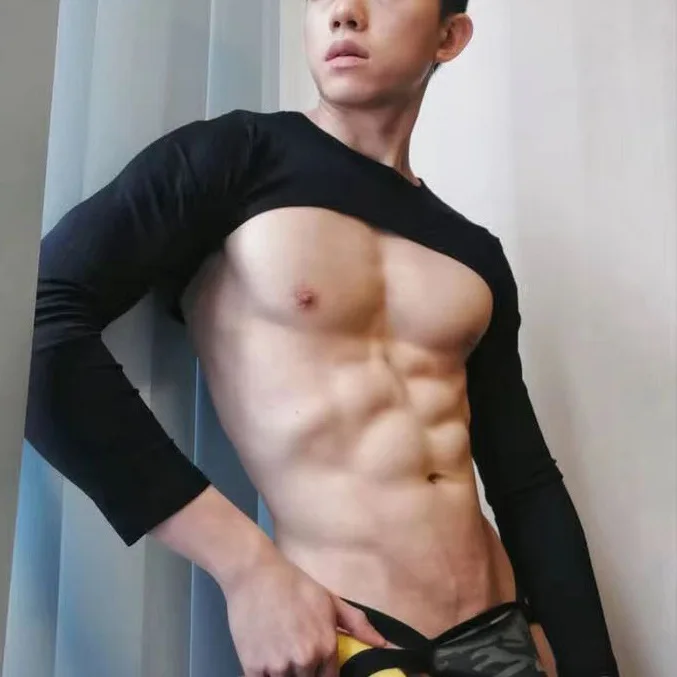 Men's Sunscreen Sleeves Quick-drying T-shirts Fitness Training Clothes Running Clothe  Long Sleeves High-elastic Tights.