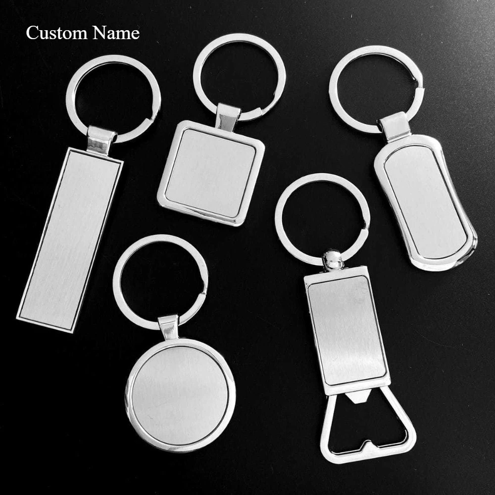 

Metal DIY Bottle Opener Keychain Heat Transfer Printing Sublimation Consumables Blank Customization Drip Glue Mini Fashion