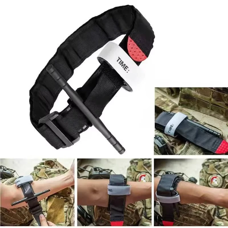 Tactical Combat Tourniquet 65cm/75cm/95cm Spinning Medical Emergency Belt for Outdoor Camping And Exploration Survival Gear