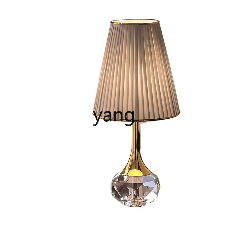LH bedroom bedside crystal ornament master bedroom perfume bottle gray decoration
