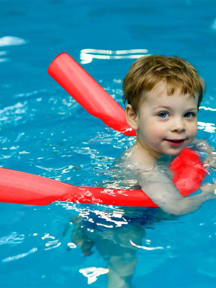 عصا المعكرونة لحمام السباحة، عصا رغوة مساعدة للسباحة، أداة تعويم ملونة، رغوة صلبة قابلة لإعادة الاستخدام، ملحقات حمام السباحة #1