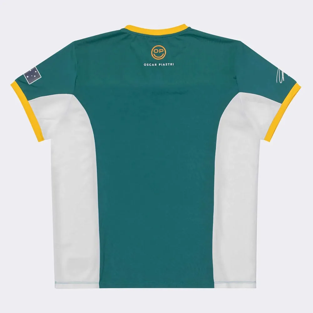 Home Race Oscarr Piastri Jersey Racing Car Design Graphic 3D Print T-shirt O-neck Short Sleeve Loose Male Tees Unisex Streetwear