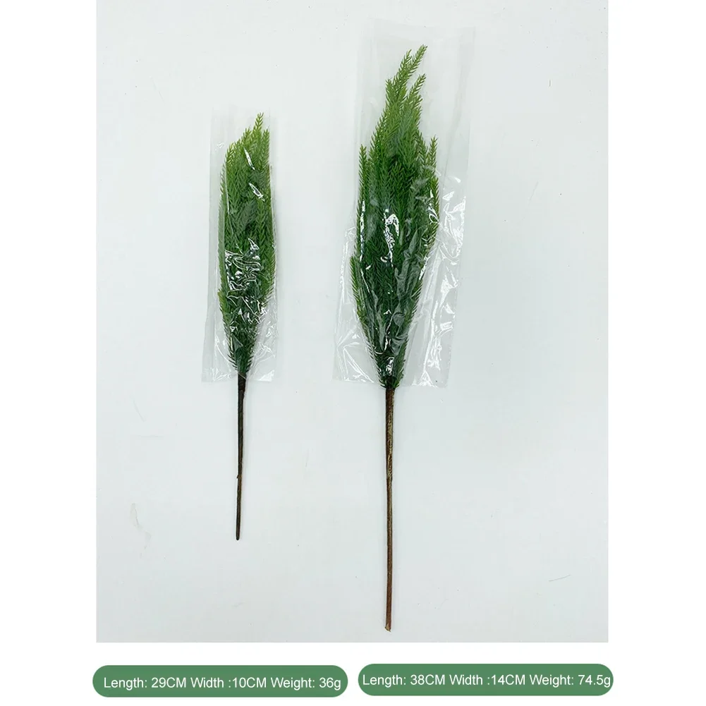 

Simulated Pine Branches Artificial Plants Xmas Baubles DIY Handmade Flower Wreath Accessories Christmas Decorations