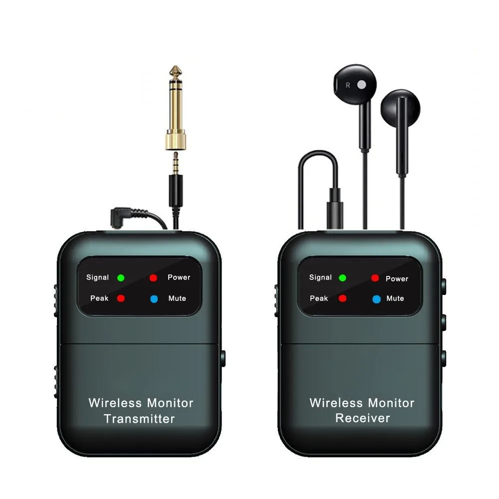 

2.4GHz Wireless Earphone Monitor Receiver Rechargeable Receiver of Wireless Earphone Monitor System for Studio Band Rehearsal