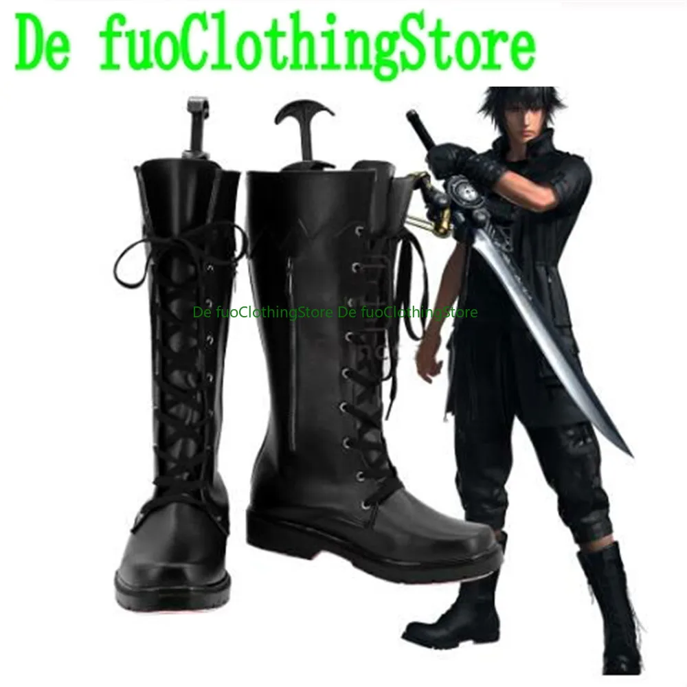 Final Fantasy XV Noctis Lucis Caelum Cosplay Shoes Boots Free Ship Christmas Game Anime Halloween DefuoClothing Shoes Store