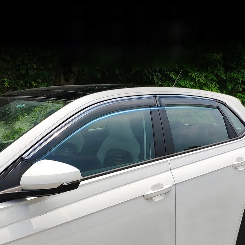 

New!For VW Volkswagen Polo Hatchback 2019 2020 2021 2022 2023 Car Accessories Window Visor Wind Deflector Sun Rain Guard