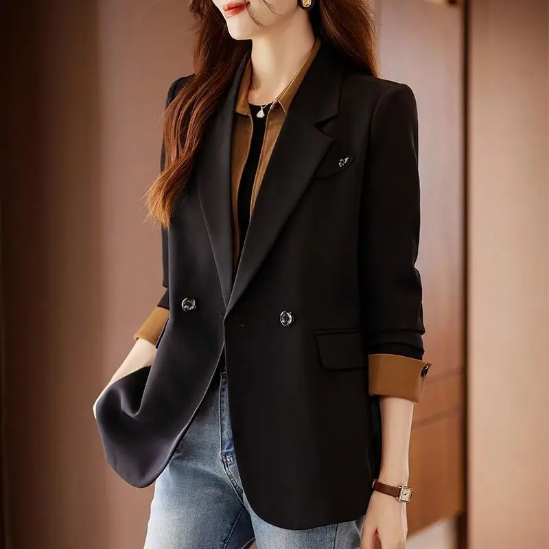 Dailiqi Suit Jacket Women\'s New Casual Temperament Goddess Style Fashion Design Sense Suit