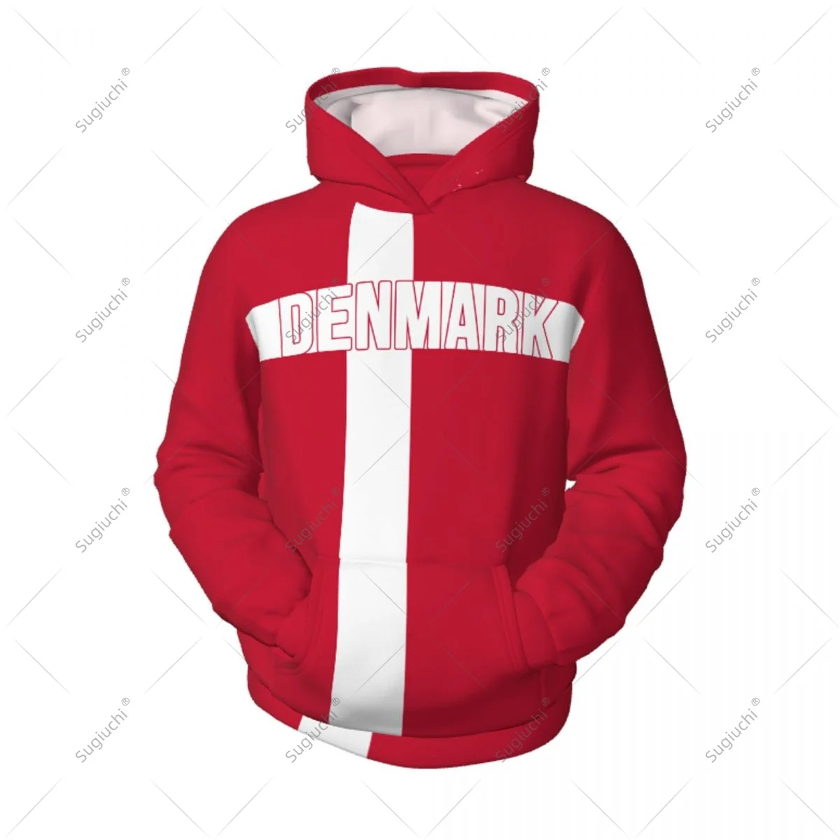 

Унисекс 3D худи с флагом Дании для детей, мальчиков и девочек, толстовка-пуловер из полиэстера