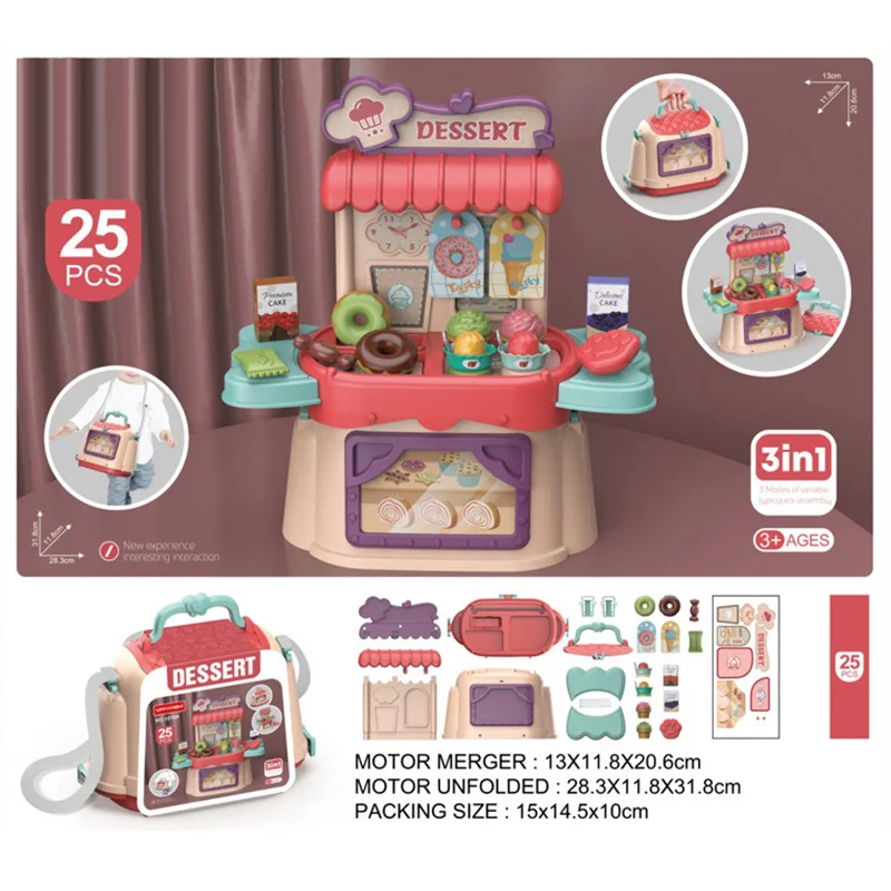 Fantasiespeelhuis Speelgoedset DIY Rollenspel Speelgoed Vroeg educatief speelgoed Geweldige cadeaus