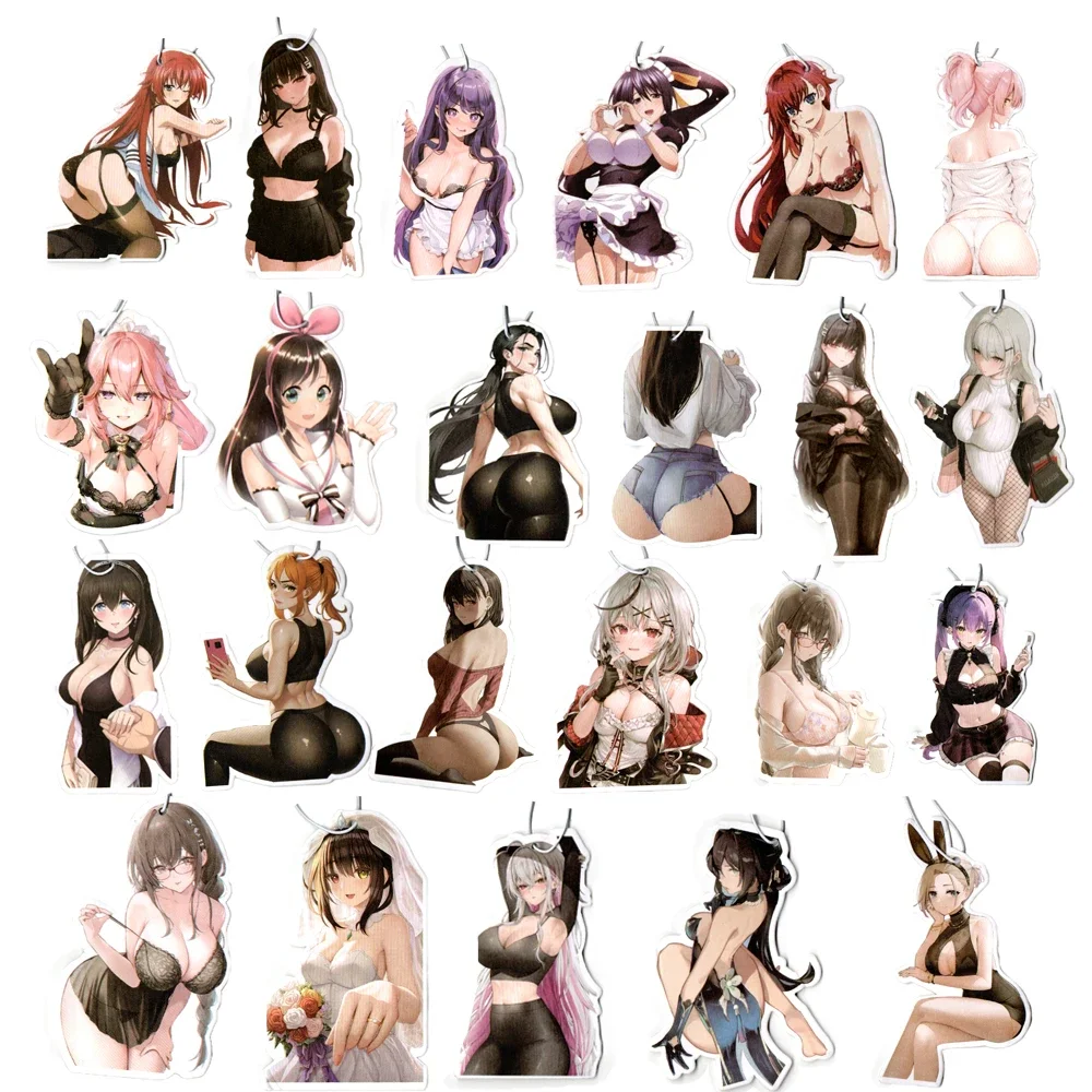 أحدث سيارة الهواء المعطر العطور JDM الديكور مرآة الرؤية الخلفية قلادة معلقة حلية JK أنيمي الفتيات الجنس سيدة اكسسوارات السيارات