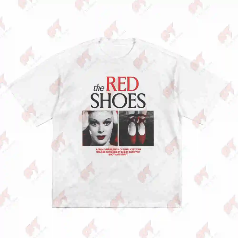 Red Shoes Movie Classic Film Ballet Criterion Collection Short Sleeve Tee 100% Cotton T-Shirt