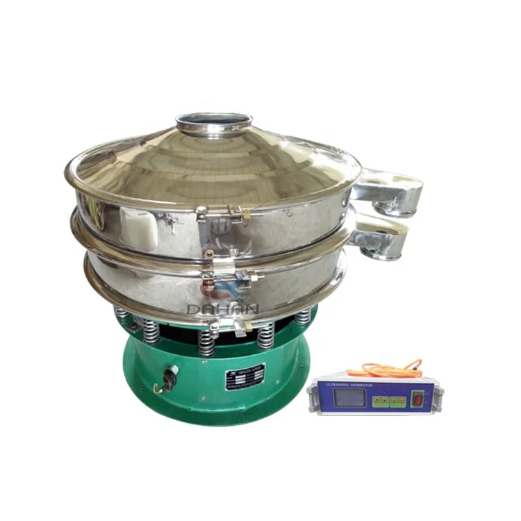 

Ultrasonic Vibrating Sieve Shaker Shaking Screen Rotary Sieve For Gold