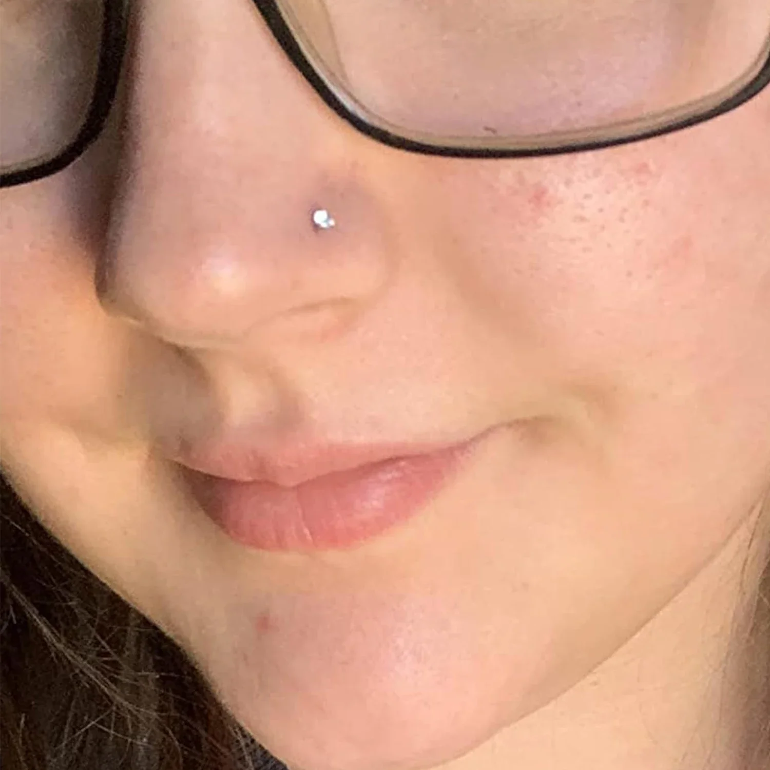 Fake Nose Stud Non Piercing Nose Stud Stick on Nose Studs Fake Nose Studs Silvery Face Gems Stick on Face Jewels Eye Jewels image 6
