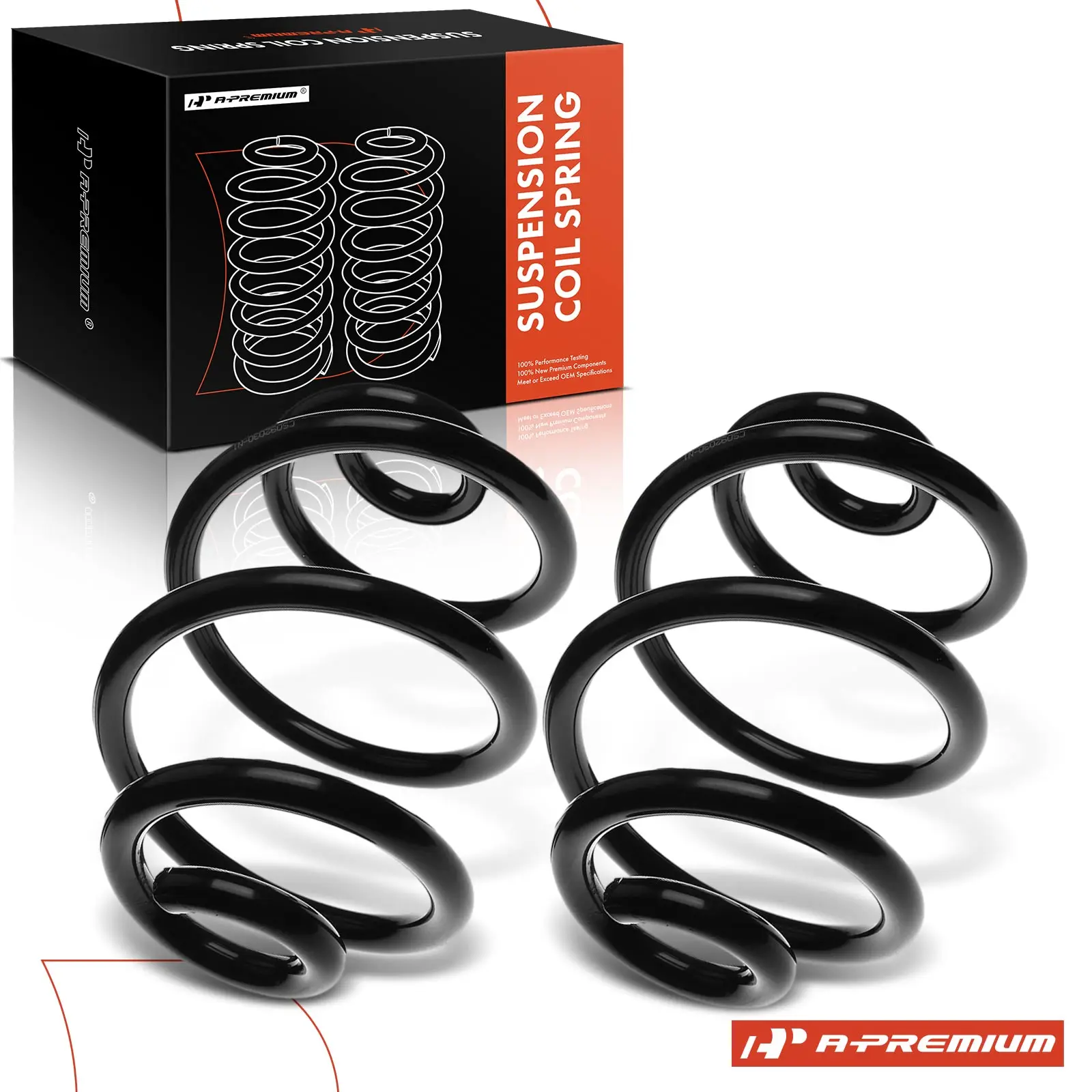 A-Premium 2Pcs Rear Left & Right Suspension Coil Springs for BMW 318i 1991-1998 320i 1992-1995 328i 1996-1998 318is 1993-1998