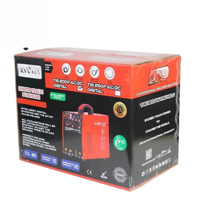 Welding Machine 200A Inverter AC DC Pulse TIG MIG Stick Welder for Aluminum Stainless Steel Professional Industrial Home DIY view 6