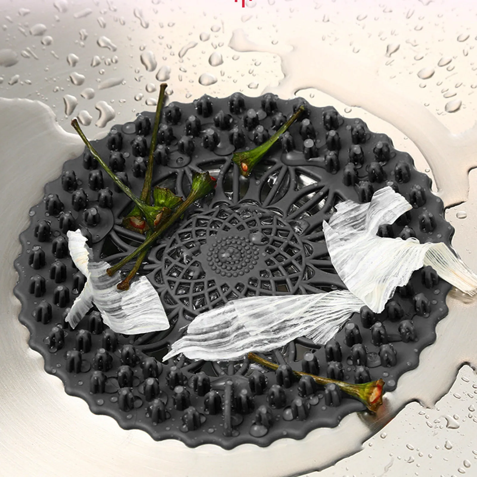 

Комплект из 2 шт. защитных фильтров для слива раковины, уловителей волос для душа, ванны, напольного слива, легко чистится, без инструментов, большой размер