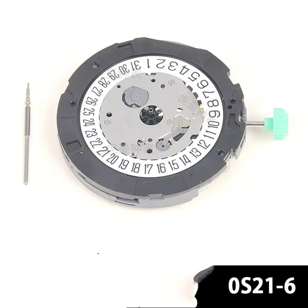 New Imported Genuine Japanese OS21 Movement Quartz Movement 3-9 Seconds Calendar 6 O'clock