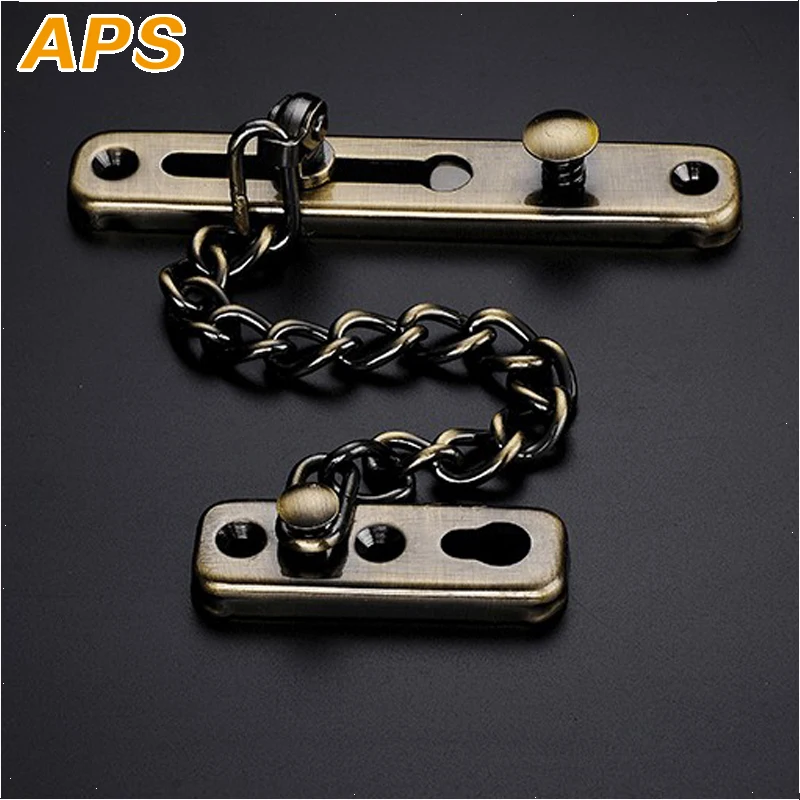 Solid SUS304 Stainless Steel Casting Heavy Duty Robust Door Chain Security Lock Chain Door Safety Guard Chain, EK-07A-SS