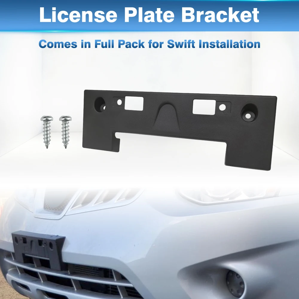 

Car Front Bumper License Plate Mounting Bracket For Nissan Rogue SL S SV Select 2011 2012 2013 2014 2015 962101VK0A NI1068111