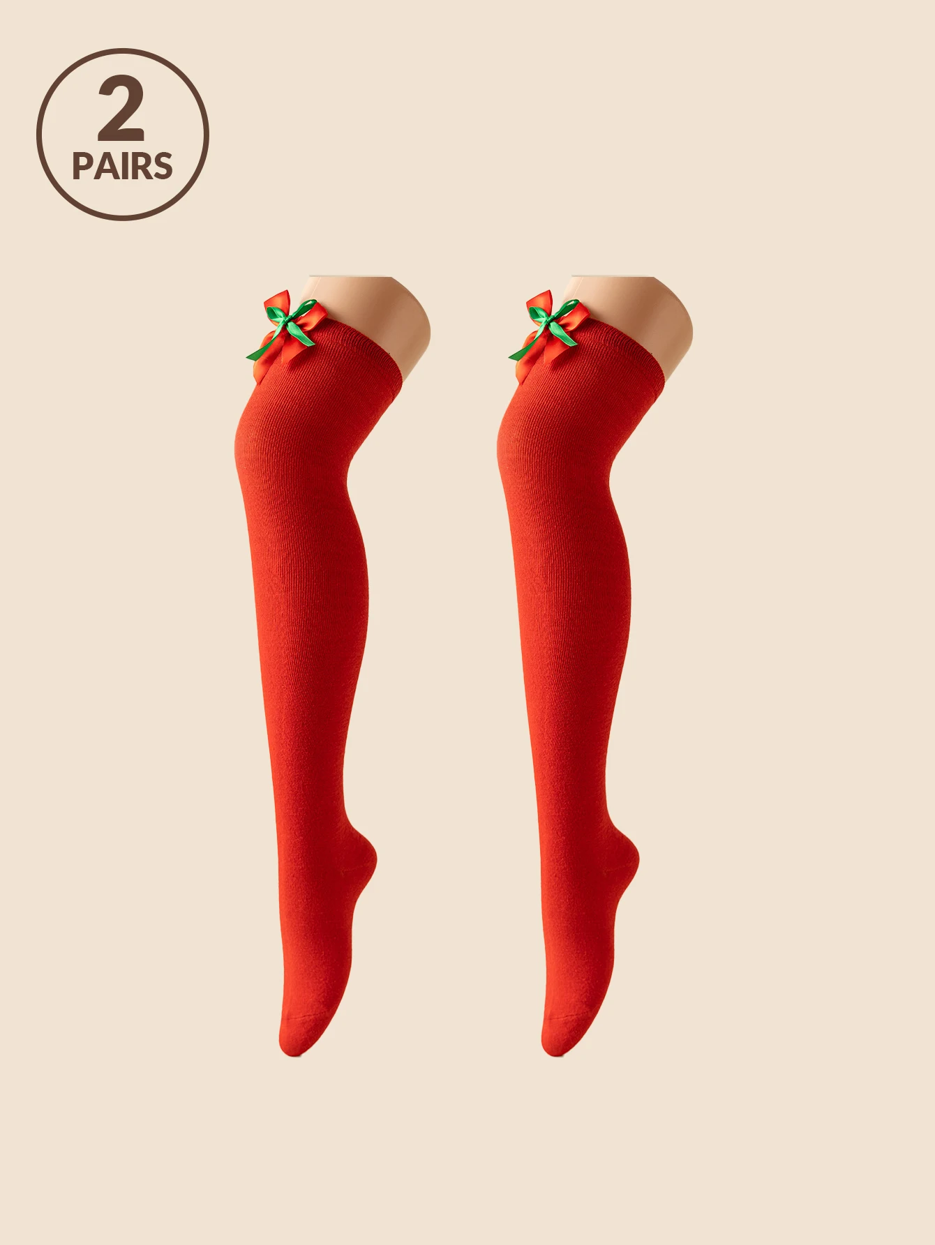 1/2 pares enfeites de natal meias femininas acima do joelho meias coxa meias altas joelho meias altas tubo de seda